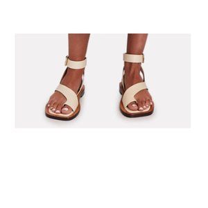 A.Emery NWT Italian ivory sandals